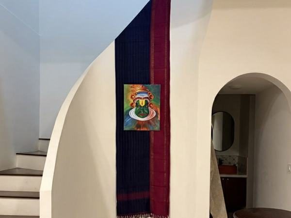 Silk & canvas · Kathakali